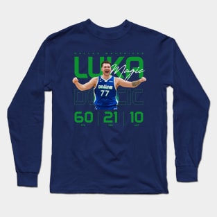 Luka Doncic 60 Point Triple Double Long Sleeve T-Shirt